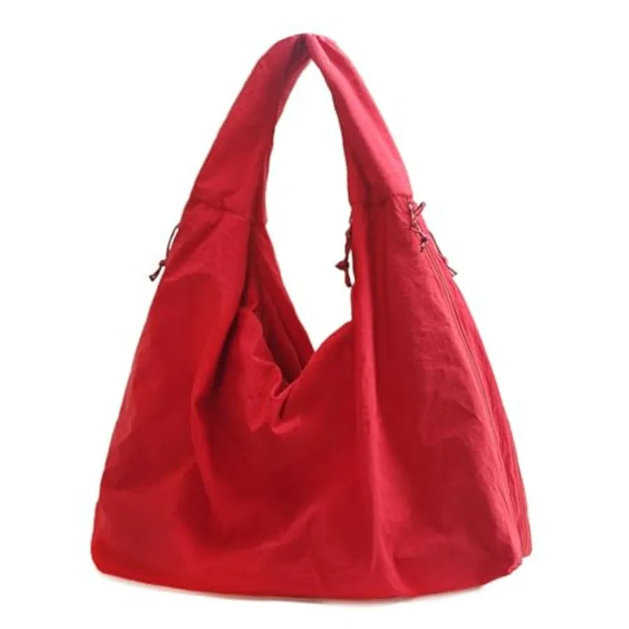 Oversized Crescent Hobo Tote Bag with Soft Slouchy Everyday Design