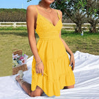 Elegant Lace Trim Slip Dress with Soft Anime-Inspired Aesthetic