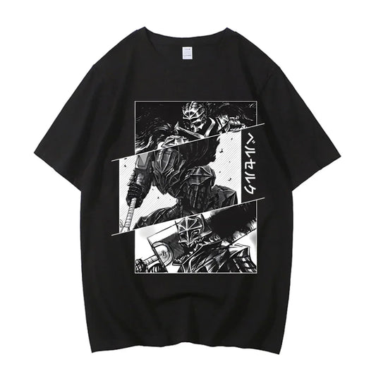 Minimalist Manga Panel Oversized Alternative Streetwear Graphic Tee
