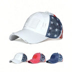 Unisex Mesh Baseball Cap with Embroidered Graphic Patch for Casual Outdoor Streetwear Style
