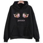 Fantasy Character Graphic Hoodie with Relaxed Streetwear Fit and Front Artwork