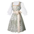 Vintage Floral Cottage Style Midi Dress with Soft Alternative Fashion Aesthetic