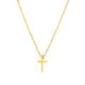 Minimalist Cross Pendant Necklace Gothic Alternative Everyday Fashion Jewelry