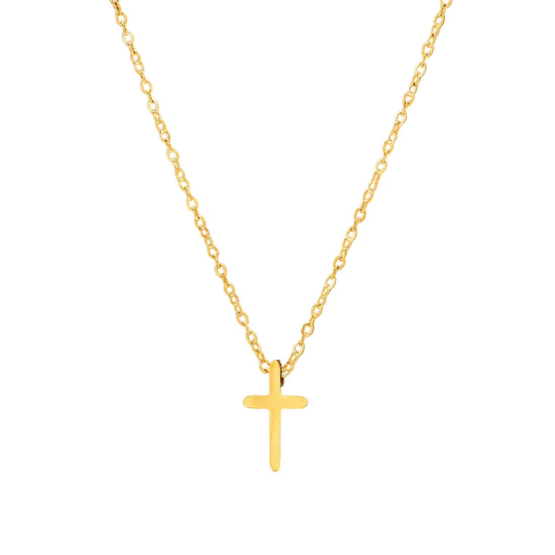 Minimalist Cross Pendant Necklace Gothic Alternative Everyday Fashion Jewelry