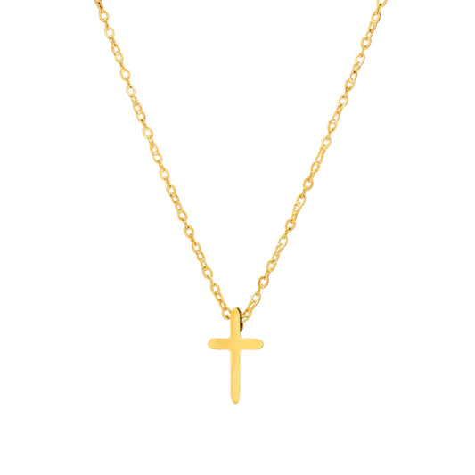 Minimalist Cross Pendant Necklace Gothic Alternative Everyday Fashion Jewelry