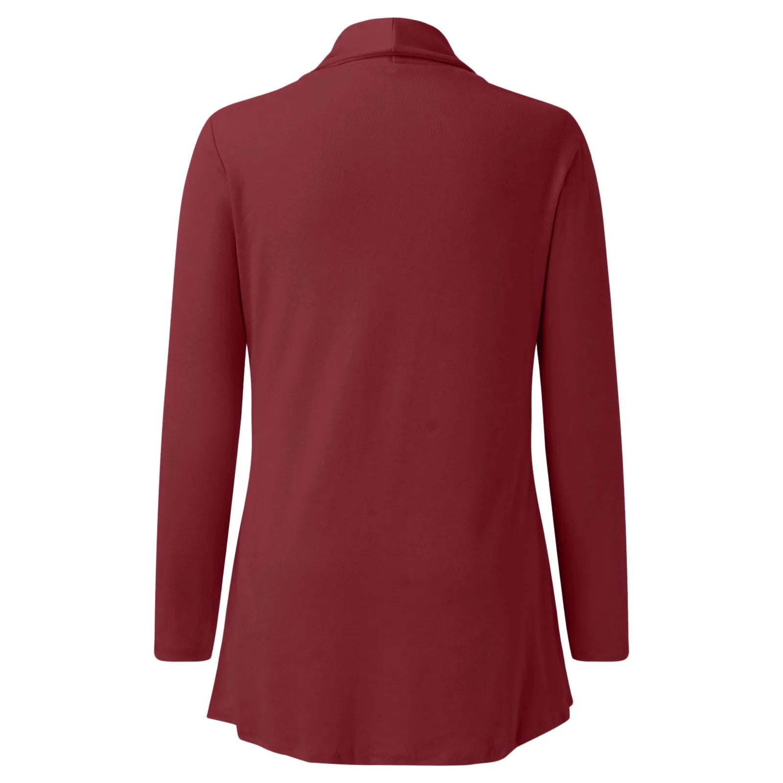 Women's Lightweight Open Front Long Cardigan with Pockets and Relaxed Fit