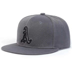 Structured Embroidered Flat Brim Hip Hop Cap for Modern Streetwear and Casual Fashion
