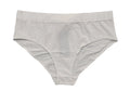 Women’s Gray Cotton Hipster Brief with Wide Waistband, Clean Minimal Silhouette and Everyday Underwear Design