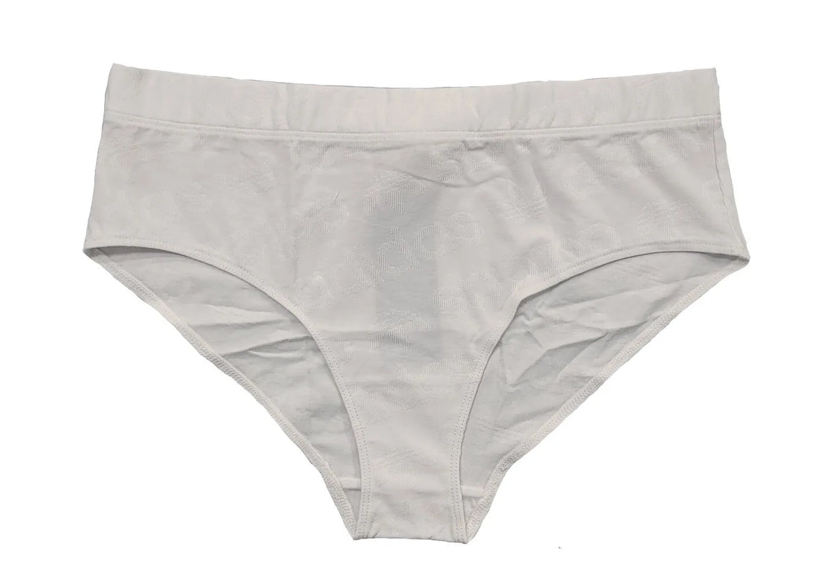 Women’s Gray Cotton Hipster Brief with Wide Waistband, Clean Minimal Silhouette and Everyday Underwear Design