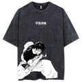 Dark Manga Emotion Graphic Oversized Anime Goth Streetwear T-Shirt