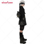 Men's Layered Utility Outfit Set with Long Sleeve Top and Fashion Accessories Collection