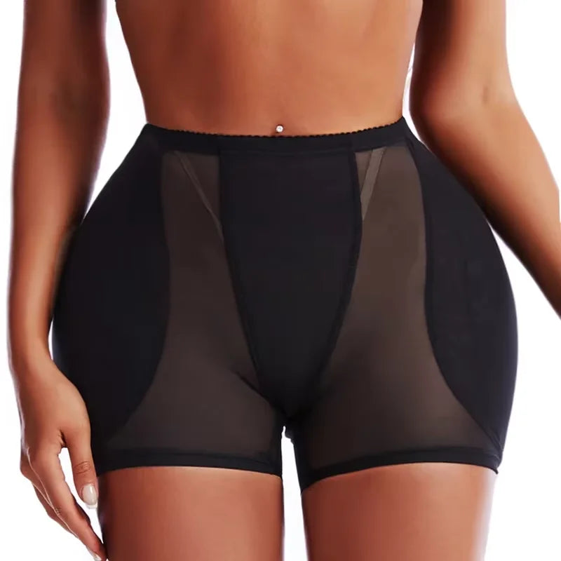 Sculpted Enhancing Short with Sheer Paneling and Contoured Padding