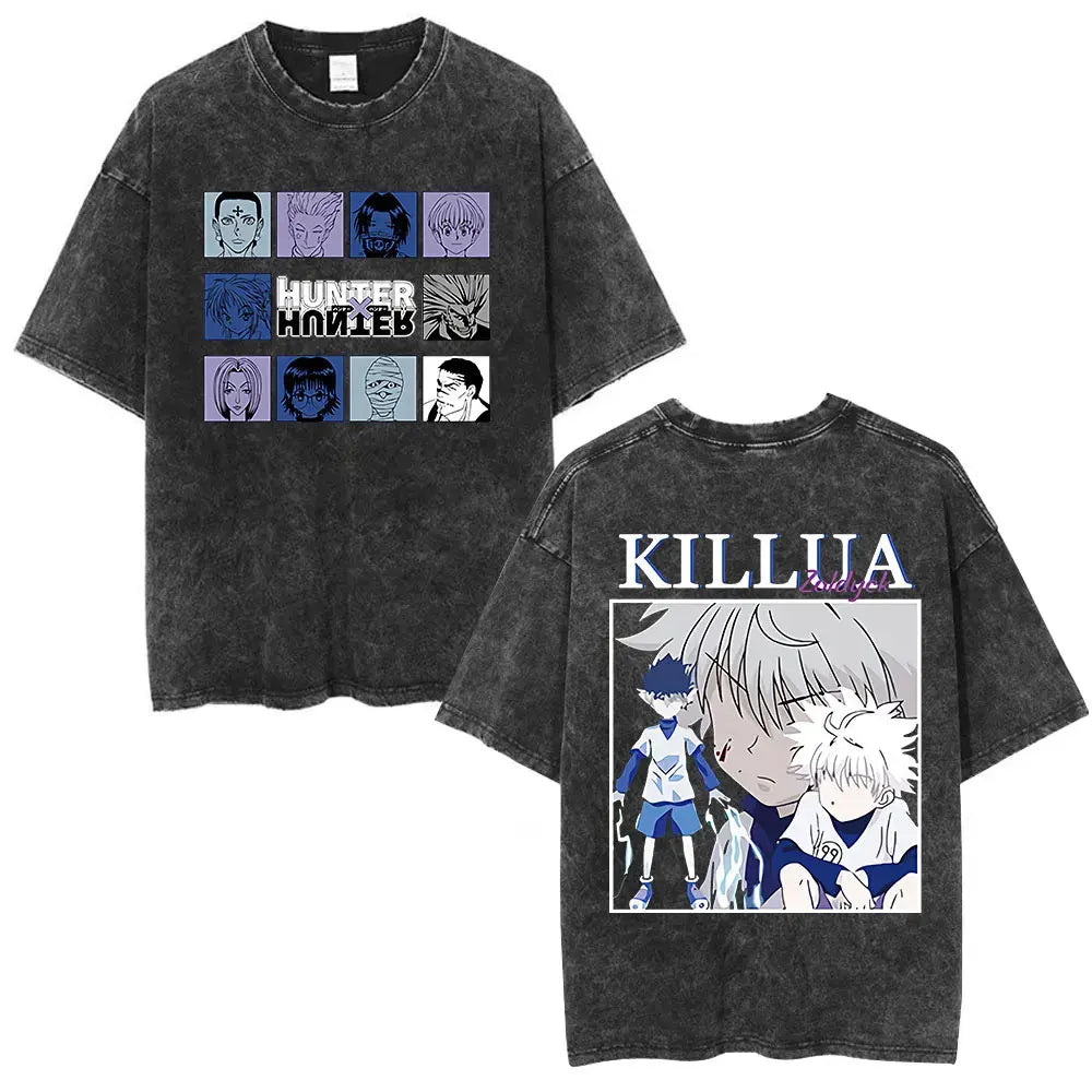 Retro Anime Manga Streetwear Oversized Vintage Graphic T-Shirt