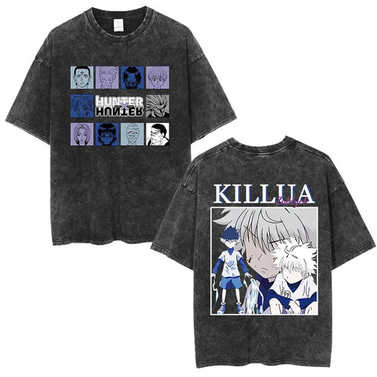 Retro Anime Manga Streetwear Oversized Vintage Graphic T-Shirt