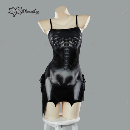 Women's Ruched Mini Cover-Up Dress with Spaghetti Straps and Quick-Dry Stretch Fabric