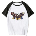 Butterfly Dream Anime Raglan Oversized Casual Streetwear Cotton T-Shirt