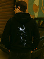 Vintage Inspired Graphic Fleece Hoodie for Relaxed Streetwear and Casual Layering