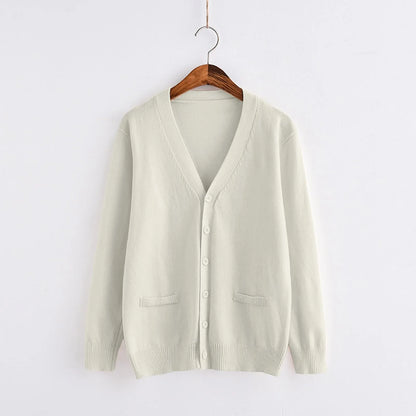 Women's Relaxed Open Front Knit Cardigan with Long Sleeve Everyday Silhouette
