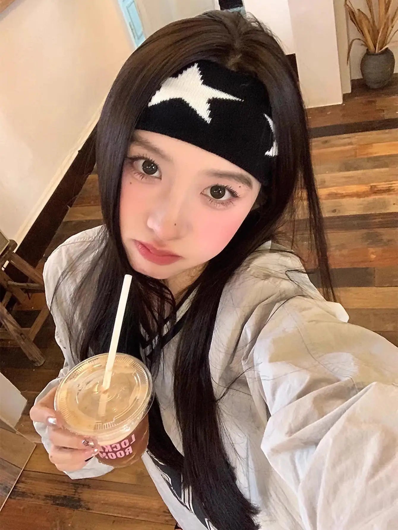 Star Pattern Headband Y2K Grunge Alternative Everyday Hair Accessory