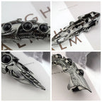 Dragon Skull Armor Ring for Gothic Punk and Dark Fantasy Styling