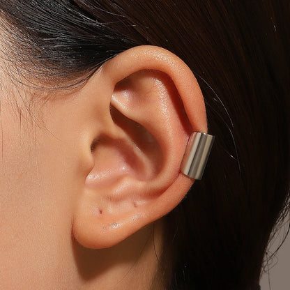 Irregular Geometric Ear Cuff for Punk Alternative Fashion Styling