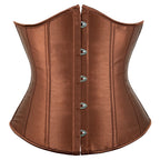 Classic Underbust Corset Belt with Structured Panels and Waist-Defining Silhouette