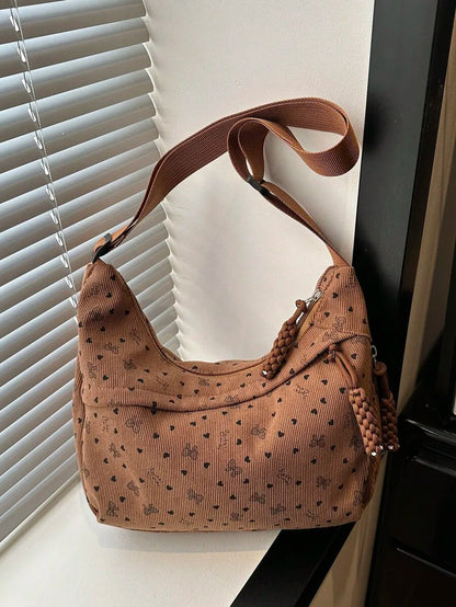 Large Slouchy Faux Leather Hobo Tote Bag with Relaxed Shoulder Design