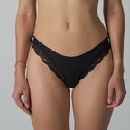 Rich Burgundy Lace-Trimmed Plunge Bralette and Lounge Short Set