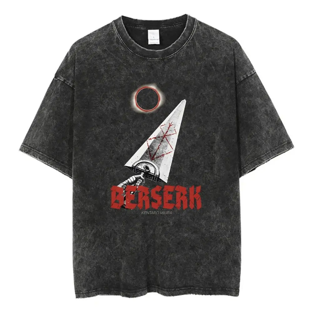 Retro Anime Dark Fantasy Oversized Vintage Graphic Shirt