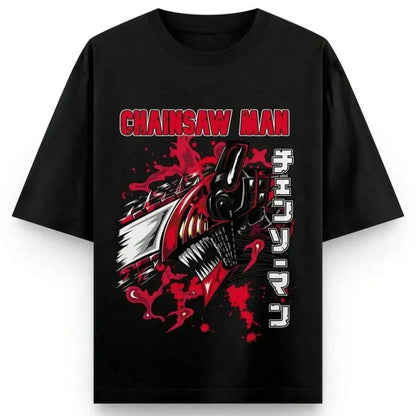 Chaos Anime Racing Oversized Alternative Streetwear Graphic T-Shirt