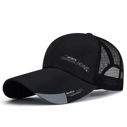Unisex Breathable Mesh Baseball Cap with Adjustable Fit for Summer Outdoor Activities