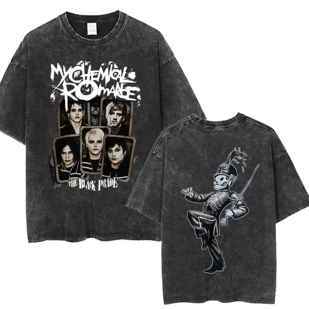 Anime Goth Retro Concert Style Oversized Graphic Streetwear T-Shirt