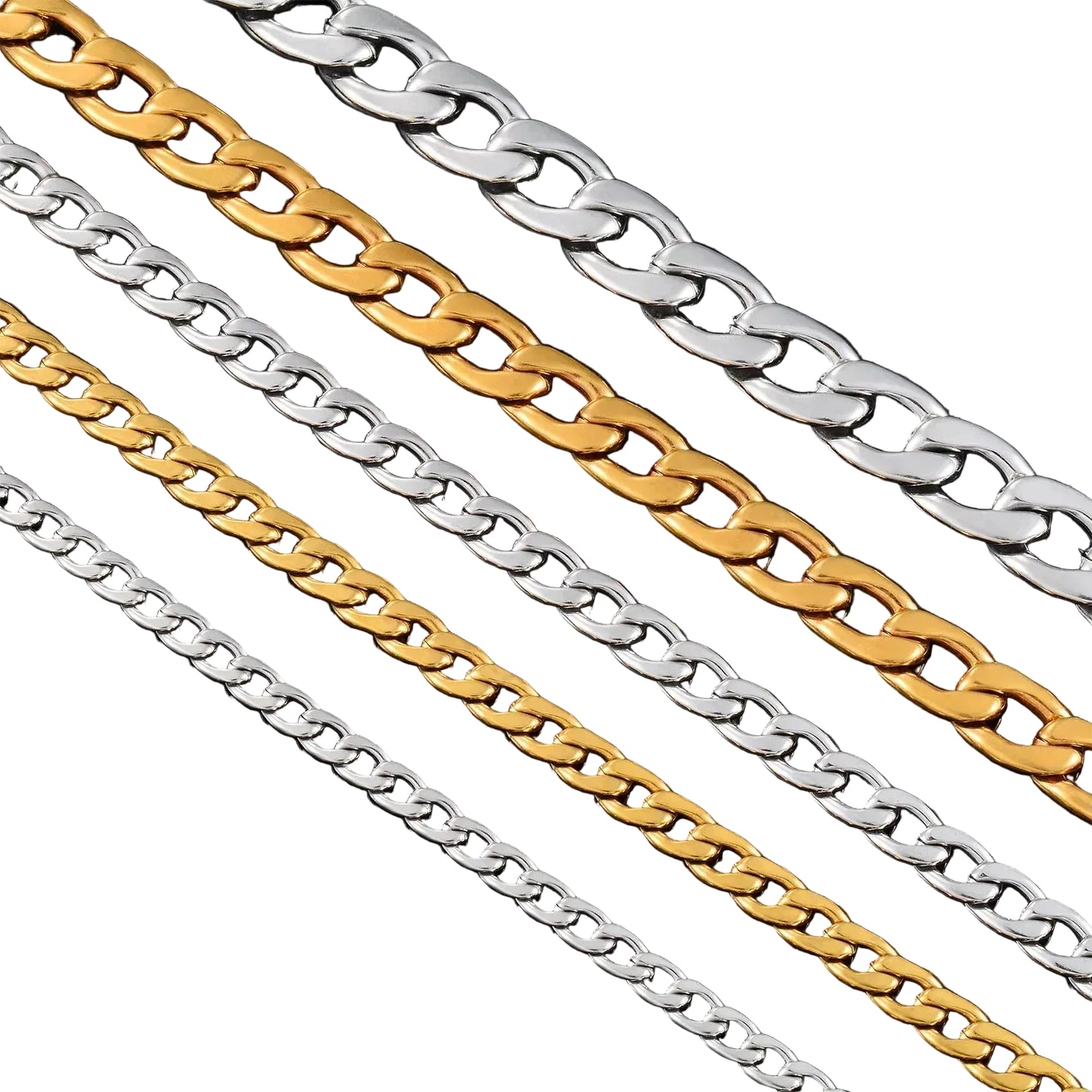 Classic Link Chain Necklace for Gothic Punk and Alternative Styling