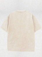 Minimal Sketch Anime Oversized Cotton Casual Streetwear Graphic T-Shirt