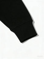 Minimalist Typography Streetwear Hoodie with Relaxed Fit and Kangaroo Pocket
