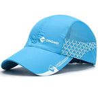 Unisex Breathable Baseball Cap with Mesh Side Panels for Outdoor Sports and Everyday Wear