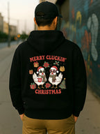 Anime-Inspired Holiday Graphic Hoodie with Kawaii Streetwear Design