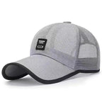 Unisex Breathable Mesh Baseball Cap with Snapback Closure for Casual Outdoor Streetwear Style