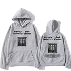 Vintage Tour Graphic Hoodie with Relaxed Streetwear Silhouette and Back Print