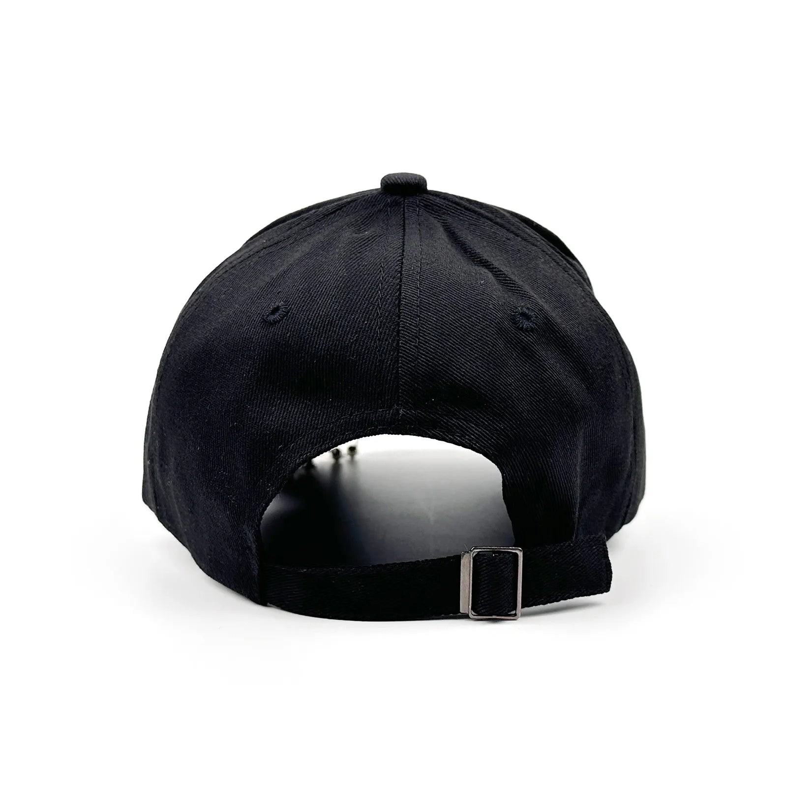 Embroidered Adjustable Baseball Cap with Decorative Metal Accents for Contemporary Streetwear Fashion