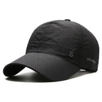 Unisex Quick Dry Mesh Baseball Cap with Adjustable Fit for Outdoor Sports and Travel