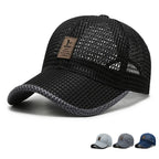 Unisex Breathable Mesh Snapback Baseball Cap for Casual Outdoor Sports and Everyday Wear