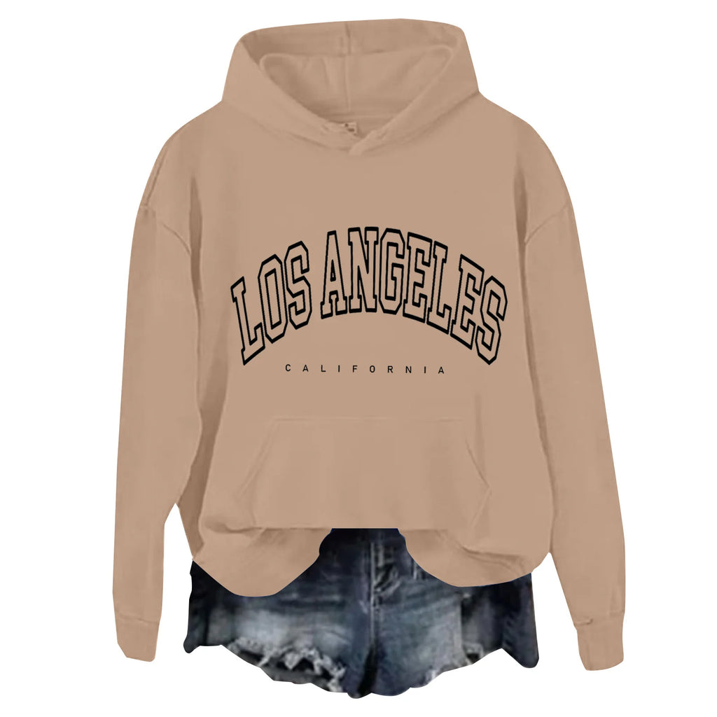 Oversized Collegiate Graphic Hoodie with Relaxed Fit for Everyday Streetwear