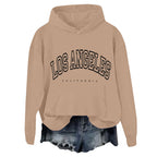 Oversized Collegiate Graphic Hoodie with Relaxed Fit for Everyday Streetwear