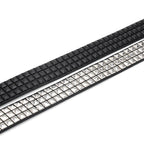 Triple Row Pyramid Studded Belt for Punk Rock Alternative Styling