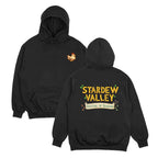 Retro Pixel Graphic Hoodie with Relaxed Streetwear Silhouette and Back Print