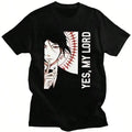 Minimalist Anime Character Oversized Urban Streetwear Graphic T-Shirt