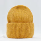 Soft Rabbit Fur Knit Beanie for Everyday Casual Outdoor Winter Fashion and Comfort Style