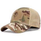 Unisex Mesh Baseball Cap with Graphic Embroidery for Outdoor Casual and Adventure Style