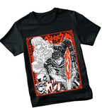 Retro Manga Graphic Tee with Bold Streetwear Panel Art Design